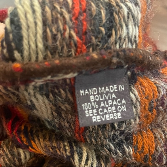 Intiwara Alpaca Floral Cardigan Sweater Size Small - Picture 4 of 10